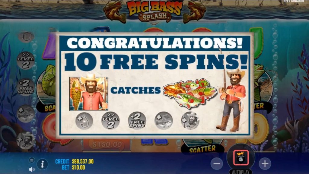 Big Bass Splash free spins