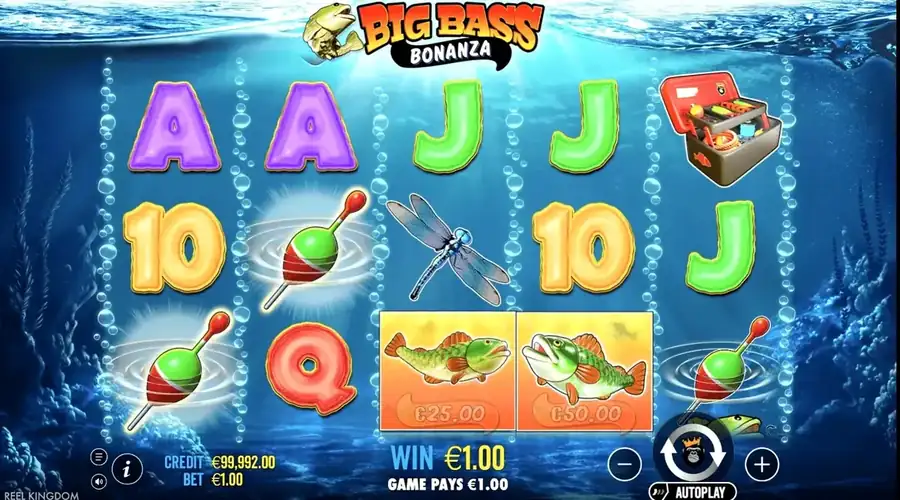 Money fish symbols with printed cash values